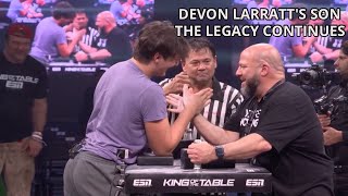 Devon Larratts Son 1 Round Match At KOTT 9  Auden Larratt [upl. by Jolda107]