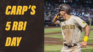 Carps 5 RBI Day Leads SD to Series W vs Snakes  Padres vs Diamondbacks Highlights 42323 [upl. by Aehcsrop445]