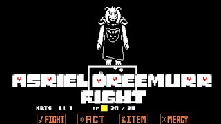 Undertale  Asriel Dreemurr Boss Fight [upl. by Akemak30]