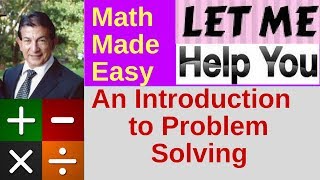 An Introduction to Problem Solving [upl. by Ynnavoeg]