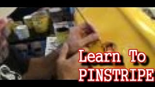 How To Pinstripe and Hand Paint Custom Car ArtWith Jimmy Crawford [upl. by Aydidey312]