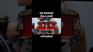 DW Bronze refinishded Snare Drum 14”x6” Sound Sample shorts [upl. by Abbey702]