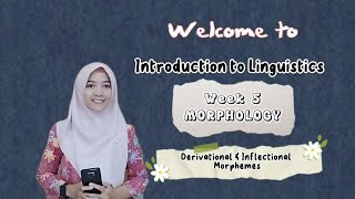 Derivational vs Inflectional Morphemes  Intro Morphology [upl. by Remoh]