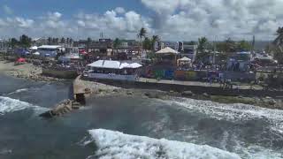 En vivo desde Arecibo hoy jueves en el sexto día de competencias Mundial de Surfing ISA 2024 [upl. by Worl254]