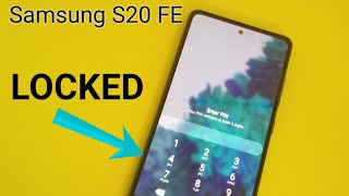 Samsung S20 FE reset forgot password screen lock bypass pin pattern [upl. by Nagaek8]