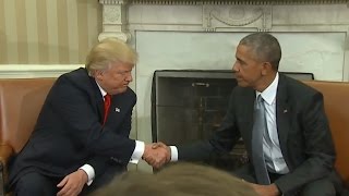 Trump Obama Meet at The White House Full Press Conference [upl. by Corinna]