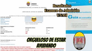 Examen de admisión UNAH Felicidades a las y los que aprobaron el examen 🎉🎊👏🏼👏🏼👌 [upl. by Nolyk]