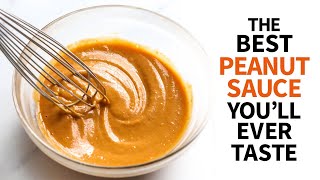 The Best Peanut Sauce Ever [upl. by Tamanaha420]