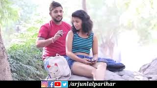 hot message prank park massage prank on cute girl star gb prank [upl. by Ives221]