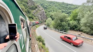 The last narrow gauge steam train in Bulgaria Pt 2  Scenic Journey in 4K [upl. by Islehc76]