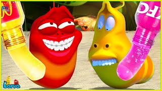 LARVA SEASON 3 EPISODE 23 TOOTHPASTE  COMEDY CARTOON  THE BEST OF CARTOON BOX [upl. by Meisel]