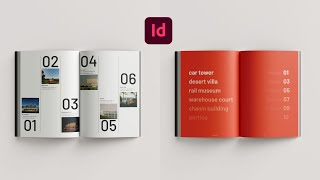 Portfolio Table of Contents for Architects InDesign Tutorial [upl. by Witherspoon]