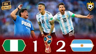 Messi leads Argentina to qualify in the last moment Maradonas madness 🤯 ● Full Highlights 🎞️  4K [upl. by Nannaihr]