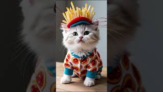 Feline Outfit cute cats cat catlover crazypets cartonanimation funnypets funny [upl. by Ablem299]