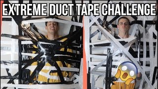 EXTREME DUCT TAPE CHALLENGE w Edwin Burgos  Zach Clayton [upl. by Danita]