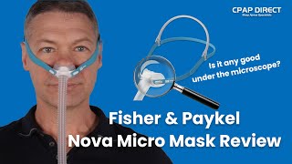 Fisher amp Paykel Nova Micro Pillows Mask Review [upl. by Shiau]