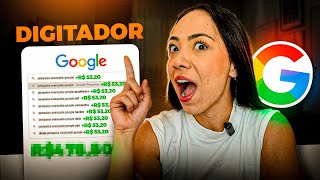 TRABALHE em CASA como DIGITADOR para o GOOGLE  Como ganhar dinheiro em casa digitando artigos [upl. by Artenehs481]