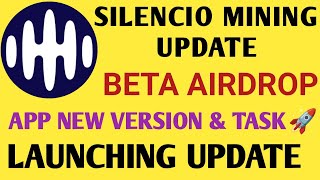 Silencio Mining App Update  Silencio App Update  Silencio App Withdrawal [upl. by Richards]