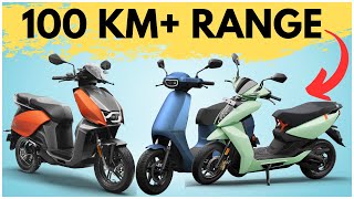 2024 Top 7 Electric Two Wheeler with 100 km  range  Best long range electric scooter  EV Nation [upl. by Mapel]