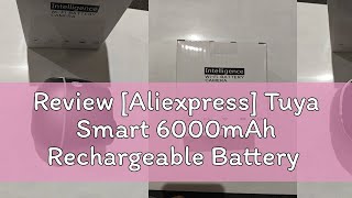 Review Aliexpress Tuya Smart 6000mAh Rechargeable Battery Wireless WiFi Buzzer Siren Outdoor Sola [upl. by Yrehcaz610]