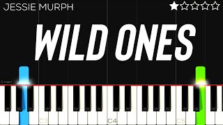 Jessie Murph Jelly Roll  Wild Ones  EASY Piano Tutorial [upl. by Canica]