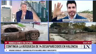 Inundaciones en España continúa la búsqueda de 14 desaparecidos en Valencia [upl. by Schreib]