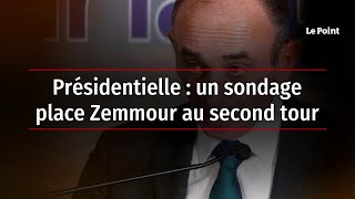 Présidentielle  un sondage place Zemmour au second tour [upl. by Honeywell305]