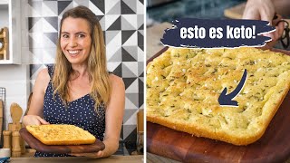 Focaccia KETO sin harina [upl. by Kitarp351]