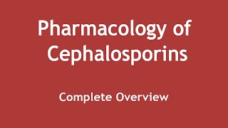 Pharmacology of Cephalosporins Complete Overview ENGLISH  Dr Shikha Parmar [upl. by Bayly986]