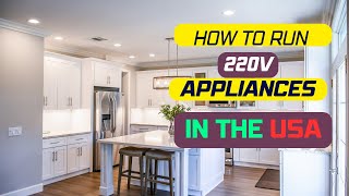 How to Use 220v Appliances in the USA Solved [upl. by Gladi853]