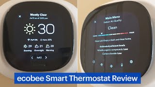 Ecobee Smart Thermostat Premium Review [upl. by Raffaello]