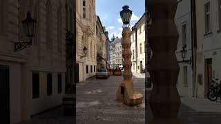 Cubist Lamppost in Prague travel prague history architecture cubism [upl. by Mandeville]