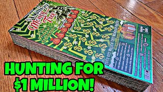 THE ENTIRE PACK 🔵 PA LOTTERY 1 MILLION MONEY TREE SCRATCH OFF TICKETS [upl. by Fabrianna445]