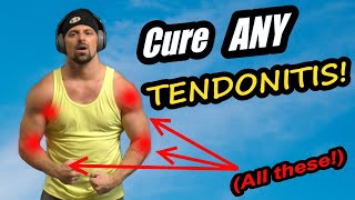 How to CURE Tendonitis The Definitive Guide to Fix ANY Tendinopathy [upl. by Arag695]