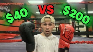 40 Boxing Gloves vs 200 Boxing Gloves Are They Worth It [upl. by Lathrope84]