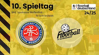 UHC Sparkasse Weißenfels vs TV Schriesheim  10 Spieltag  1 FloorballBL Herren 2425 [upl. by Ahseyn]