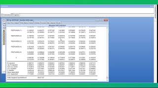 Bayesian Vector Autoregression Sampling in EViews 11 [upl. by Johanan]