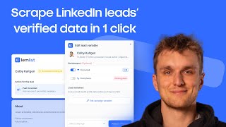 Scrape LinkedIn leads verified data in 1 click [upl. by Durware]