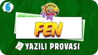 6Sınıf Fen 2Dönem 2Yazılıya Hazırlık  2022 📝 [upl. by Uahc467]