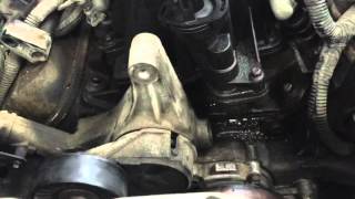 Buick Regal antifreeze leak around water pump and bypass fitting video 2of3 [upl. by Anilesor808]