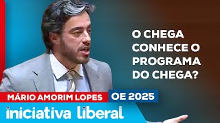 OE25 O Chega conhece o programa do Chega [upl. by Ecire]