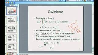 Mod03 Lec08 Covariance and Correlation [upl. by Edette]