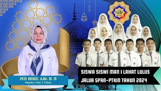 Daftar Nama  nama Siswa Berprestasi MAN 1 Lahat Lulus Jalur SPAN PTKIN Tahun 2024 [upl. by Aehtla]