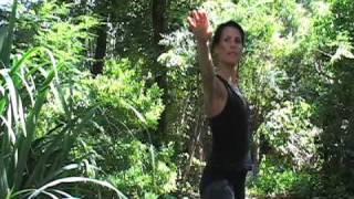 Yoga Demo By Rebecca Pacheco Creator OmGalcom [upl. by Riva]