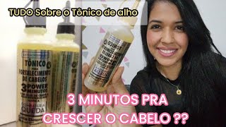 Tudo Sobre o Tônico de alho gota dourada 3 minutos Power 🧄 [upl. by Narba]