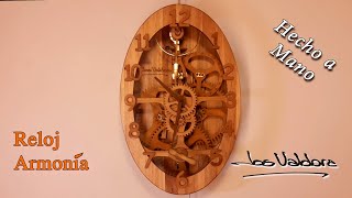 Jos Valdora  Reloj de Madera quotArmoníaquot Artesanal [upl. by Kip]