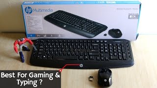 Unboxing amp Review Of HP Wireless MULTIMEDIA Keyboard amp Mouse  Best Budget Gaming Wireless Keyboard [upl. by Anaer669]