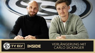 TV Elv  Inside  Vertragsverlängerung mit Carlo Sickinger [upl. by Cathee]