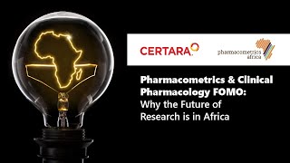 Pharmacometrics amp Clinical Pharmacology FOMO Why the Future of Research is in Africa [upl. by Annnora]