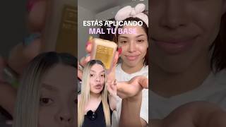 Estás aplicando mal tu base de maquillaje haz esto 🤍👀maquillaje makeup yerimua [upl. by Truitt]